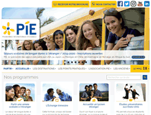 Tablet Screenshot of piefrance.com